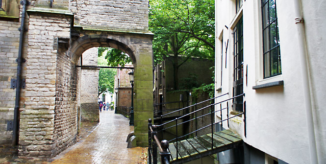 Mittelalterliche Gassen in Gouda