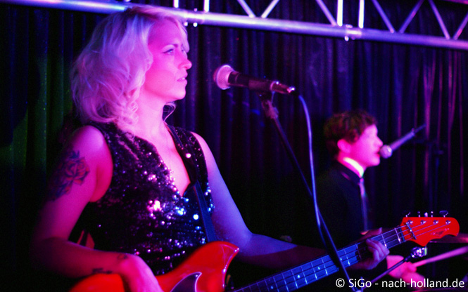 Tolle Band aus England sorgt für Stimmung Band aus England während der Silvesterparty Minicruise DFDS Seaways