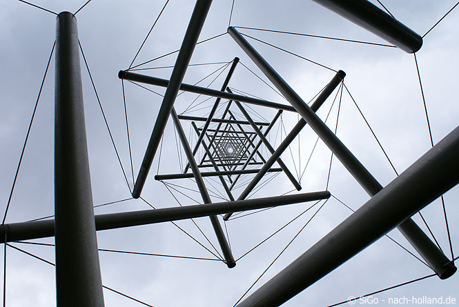 Je nach Blickwinkel ergeben sich ganz neue Perspektiven veluwe tower