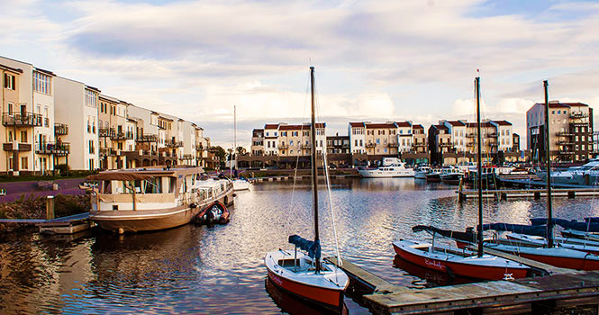 Abendstimmung in der Marina De Eemhof Abendstimmung in der Marina De Eemhof