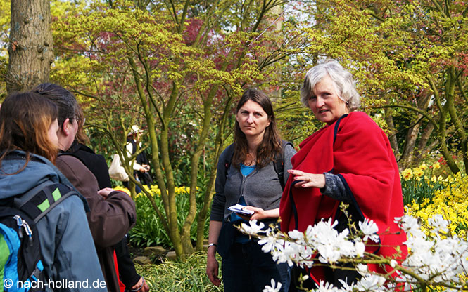 Führung im Keukenhof