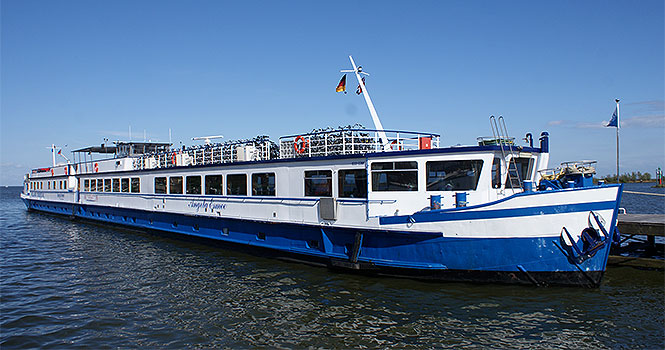 Unser Schiff Angela Esmee bei der Rad- und Schiffsreise Nordroute Schiff der Rad-und Schiffsreise durch Nordholland