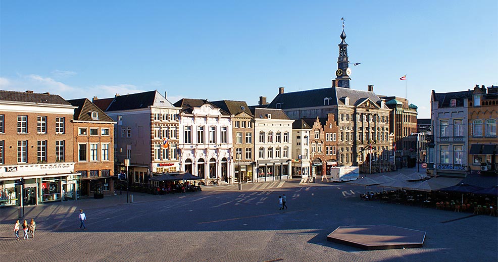 Die Stadt 's-Hertogenbosch in der Provinz Brabant