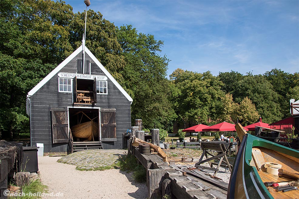 Schiffswerft im Freilichtmuseum