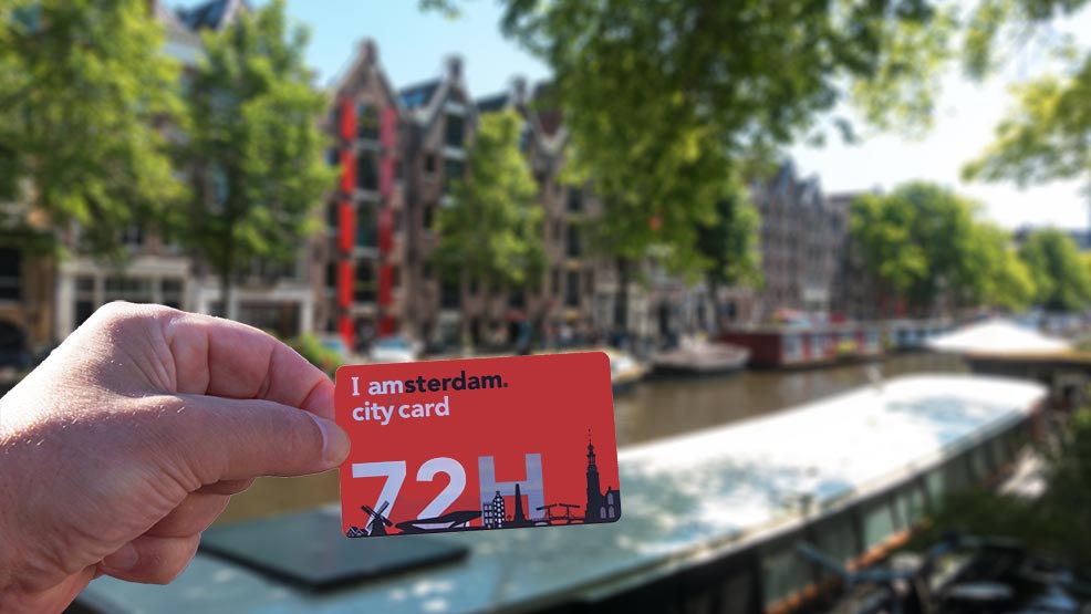 unterwegs mit der I amsterdam city card