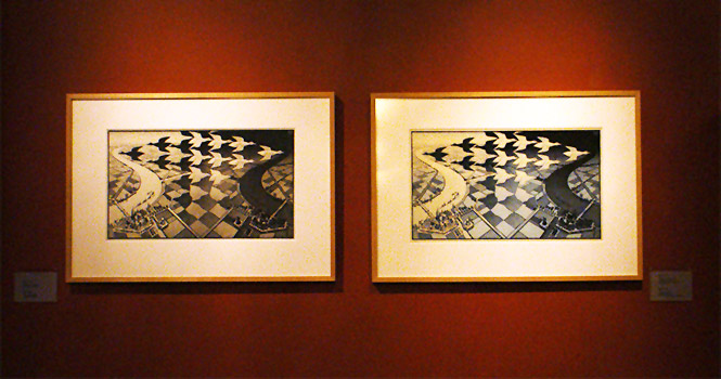Variationen von Eschers "Tag und Nacht" escher