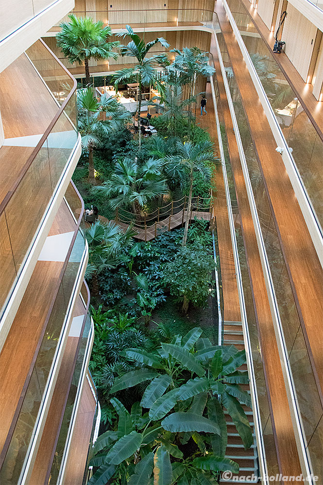hotel jakarta amsterdam palmengarten von oben