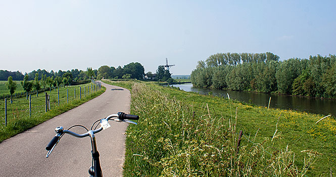Lekker Radeln auf der Lingeroute im Rivierenland Radtour Lingeroute Rivierenland